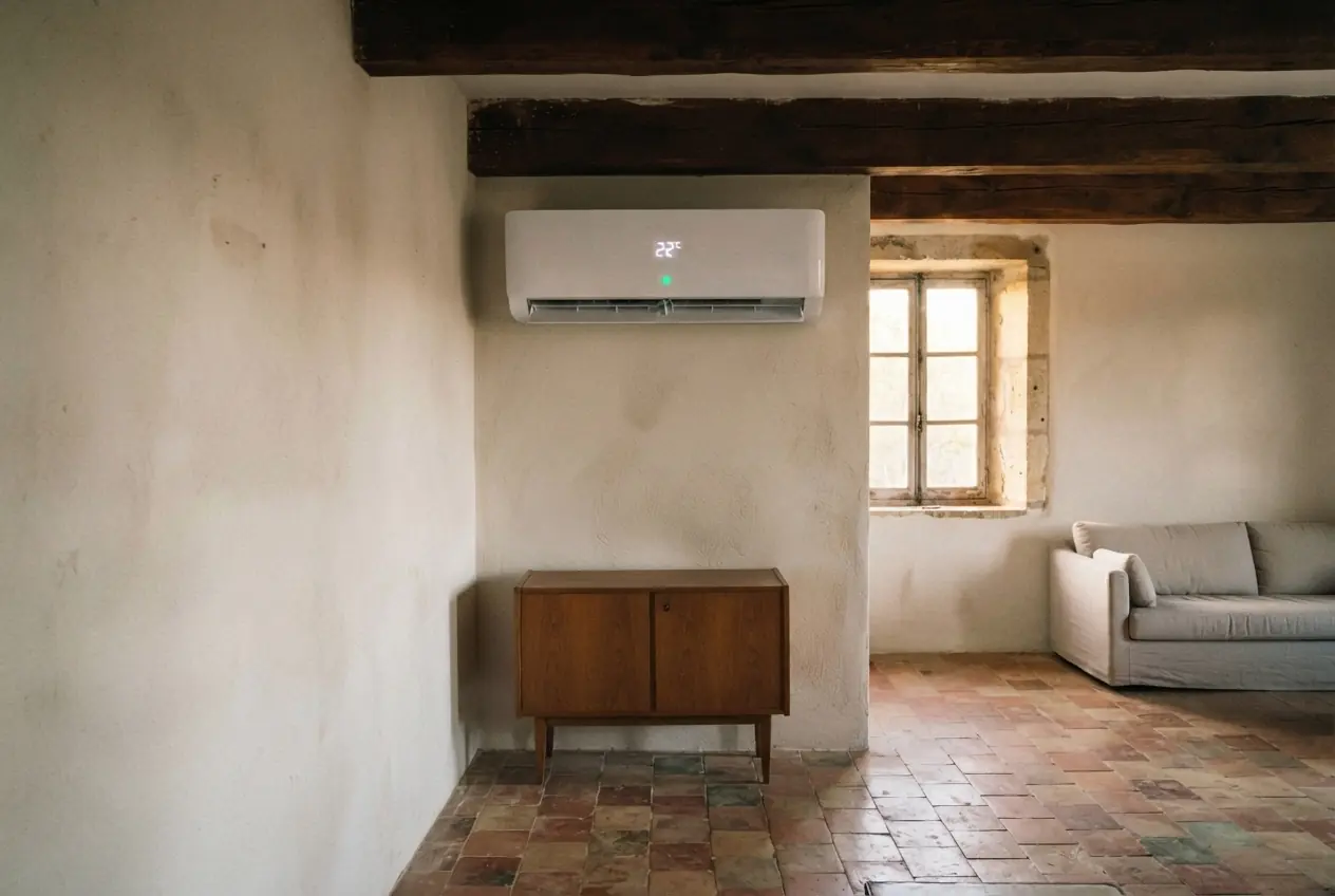 Climatiseur réparé et fonctionnel après dépannage à Camaret-sur-Aigues