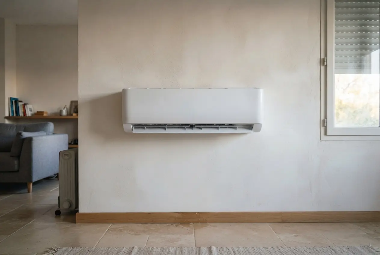 Climatiseur dégivré et recharge de gaz terminée