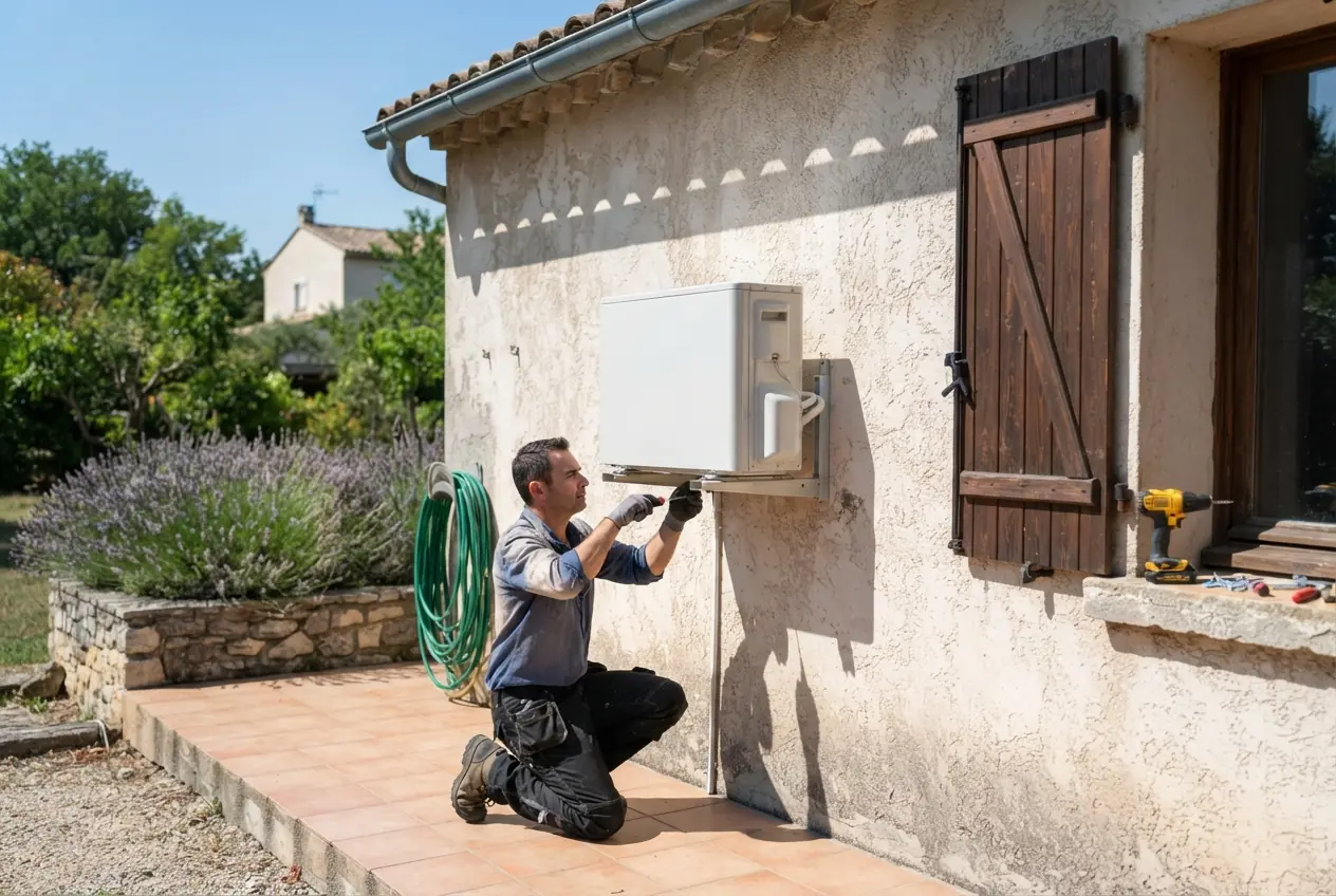 Frigoriste installant un climatiseur split à Orange